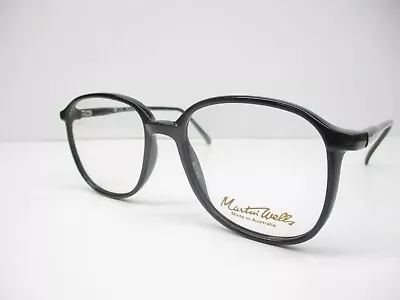 Eyeglasses Martin Wells Anthony Black 54 Eye Plastic True Vintage NOS • $17.89