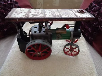 Circa 1968 Mamod TE1A Live Steam Traction Engine Selling For Spares Or Repair • £24