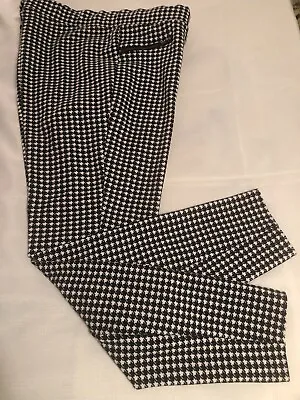 Old Navy Stevie Black And White Houndstooth Print Leggings Size L • $13.68