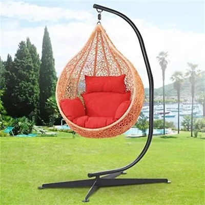 £95.91 • Buy XL Swing Hammock Egg Chair C Stand Strong Steel Solid Hanging Tent VerticalStand