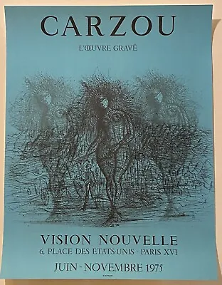 Jean Carzou Louvre  Museum Exhibition Poster • $60