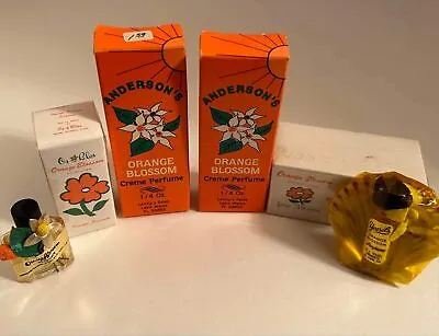Vintage Anderson's Orange Blossom Perfume And Lotion Creme Perfume Deadstock Set • $150