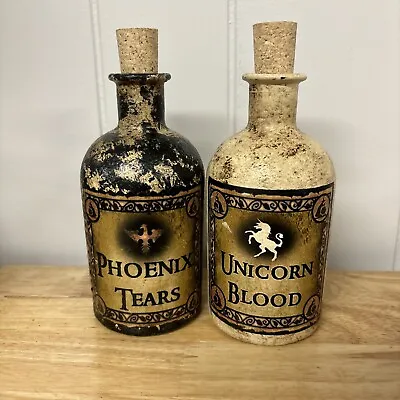 Steampunk Bottle Halloween Phoenix Tears Unicorn Blood Scary Decor • $22.95