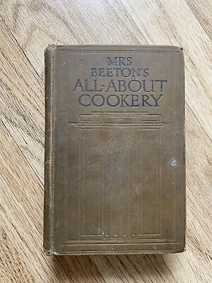 Mrs Beetons All About Cookery Book • £2.99
