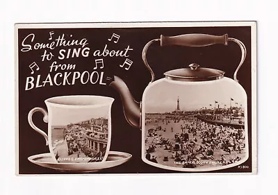 Multiview Postcard Something To Sing About From Blackpool • £2.99