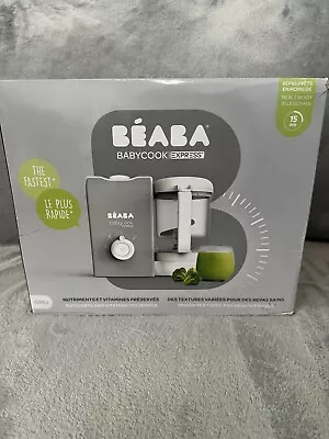 BEABA Babycook Solo EXPRESS Food Machine (Grey) - RRP £140 • £95