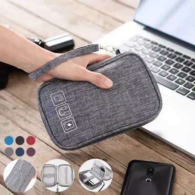 £6.62 • Buy Travel Cable Bag Organizer Charger Storage Electronics USB Case Cord Accessories