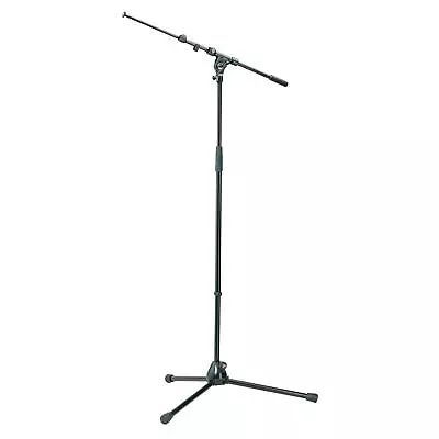 K&M 21090 Tripod Base Mic Stand With Boom Arm Black Konig & Meyer 210/9 • $101.99