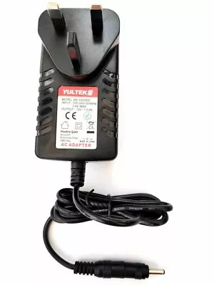 UK 12V 1A 1000mA AC/DC 3.5MM X 1.35MM 3.5X1.35 TIP POWER SUPPLY ADAPTER CHARGER • £10.99