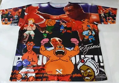 Custom Mike Tysons Punch Out Sublimated Shirt  Pantone Powder Legend Carolina • $37.99