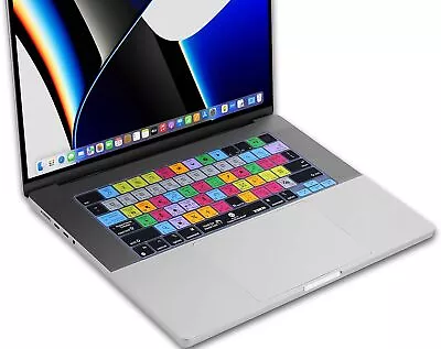 US Layout Silicone Keyboard Cover Skin For 2021 Released Mac Photoshop Shortcut • $42.92