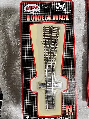 Atlas N Scale - New 2024 - Code 55 - #5 Right Hand Switch Turnout - 2051 • $18