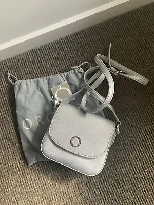 $180 • Buy Oroton Metier Mini Silver Crossbody Leather Bag