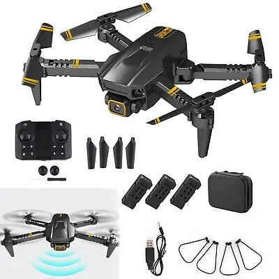 Folding Mini Drone With 4K HD Camera Dual WiFi FPV RC Quadcopter Drone W/Battery • $74.99