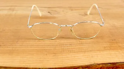 Matsuda Vintage Ladies Silver Etched Glasses 1980's EyeWear With Case • $125