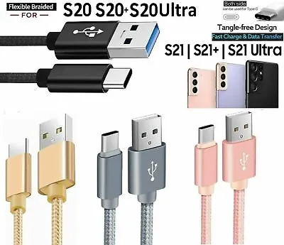 For Samsung A13 4G A53 5G A33 Type C Phone Charging Cable Fast Charger Lead Wire • £1.99