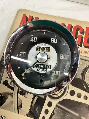 Austin Healey AN5 Bugeye Sprite Smiths Speedometer Tested/poor Face & Wrong Case • $36