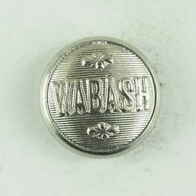 C.1880s Wabash Railway Original Uniform Button 3 Z7CT • $9