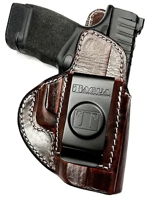 TAGUA Right Hand IWB Inside Pants Brown Leather Optic Ready Holster CHOOSE • $46
