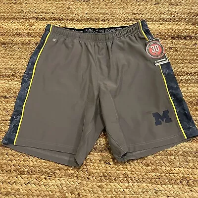 University Of Michigan Wolverines Mens Basketball Shorts Large Athletic NEW • $20