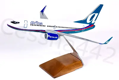 PACMIN - AIR TRAN Boeing 737-700 Aircraft Model Base 1:100 No Stabilizers Gift  • $288.08