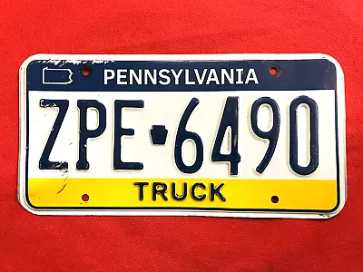Pennsylvania License Plate ZPE 6490 .... Expired / Crafts / Collect / Specialty • $5.95