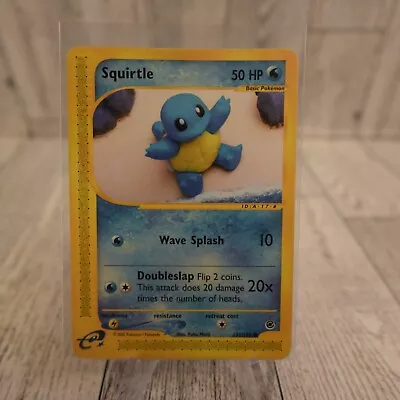 Squirtle 131/165 Pokemon Expedition WOTC Vintage E Reader Card MP Moderate Play • $6.99