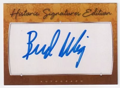 BUD SELIG Signed Historic Signatures Card - Hall Of Fame HOF Autograph • $14.95