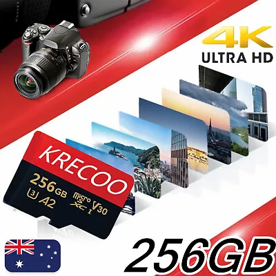 128GB 256GB Micro SD TF Card Class10 UHS-I U3 V30 SDXC Memory Card Wholesale Lot • $4.88