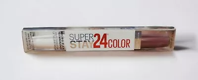 Maybelline Superstay 24 Color Lipcolor Topcoat Unlimited Raisin #050 Lipstick • $6.59