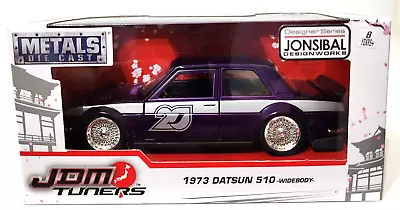 JDM Tuners 1:32 Scale 1973 DATSUN 510 WIDEBODY Metals Diecast Jada • $35