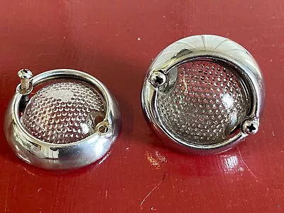 Backup Light Lens And Bezel Pair For 1949 1950 Lincoln Mercury Lab-50-b • $119.99