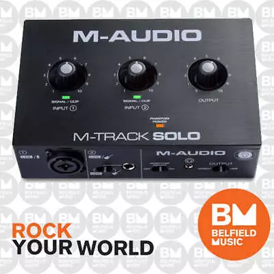 M-Audio M-Track Solo USB Audio Interface - OPEN BOX • $69