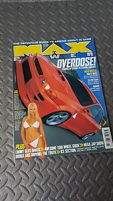 Max Power Magazine March 2001 Citroen Saxo VTS Golf GTI 205 Punto Impresa RS RX7 • £10