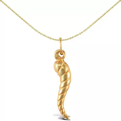 Ladies 9ct Gold Jewelco London Horn Of Plenty Charm Pendant • £68.99