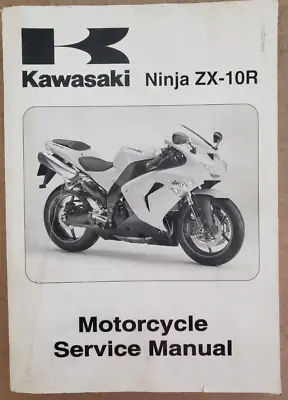 2006 Kawasaki Ninja ZX-10R Service Repair Shop Manual OEM 99924-1365-01 • £96.41