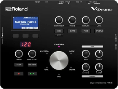 $1481.56 • Buy Roland TD-25 Drum Sound Module Electronic Drum Power Adapter Instruction Manual