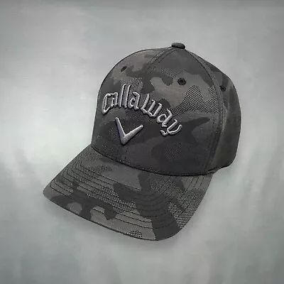 Callaway 110 Flexfit Camo Snapback Cap Embroidered Logo One Size Adjustable • £15.99