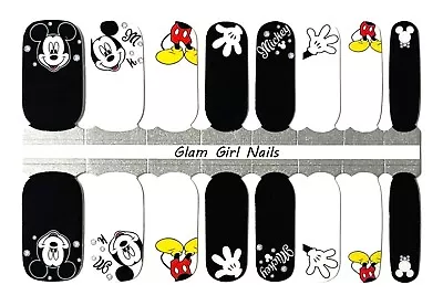 Mickey Mouse Disney Nail Polish Strips / Nail Wraps / Nail Stickers • $4.99
