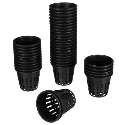 40 PCS Round Net Pots Mesh Plant Container Cup Net Cups Hydroponics • $14.49
