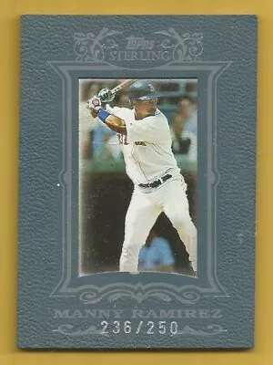 MANNY RAMIREZ 2007 Topps Sterling #224 Indians #d 236/250 • $4.95