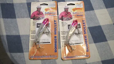 2 Mark Sosin Lures Autograph Bomber Mullet  New Old Stock Vintage 1995 • $14.99