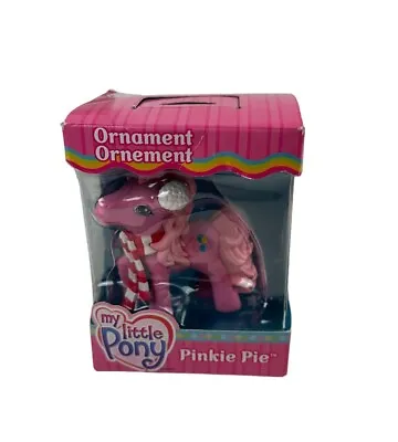 Hasbro My Little Pony Pinkie Pie Christmas Ornament Red White Earmuff & Scarf • $9.99