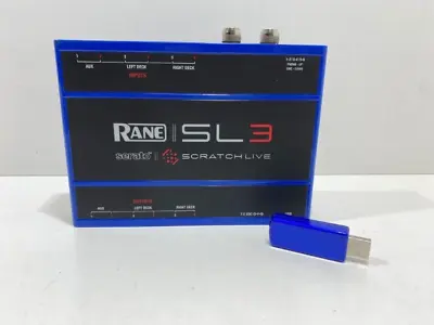 £249.99 • Buy Rane SL3 Serato Scratch Live Serato - Limited Edition Blue Digital Vinyl System