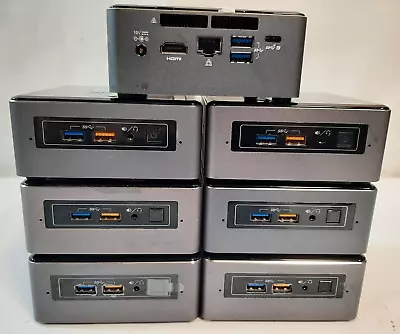 Lot Of (7) Intel NUC Mini PC Core I3-7100U 8GB RAM No SSD No Power Adapter • $22.50