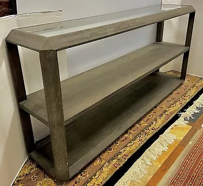 Rare Restoration Furniture Three Tier Console Table 71” Wide • $1495