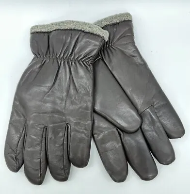 Vintage New Without Tags FOWNES Men Sz L Gloves Brown Genuine Leather  WPL 9522 • $27.50