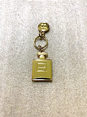 CHANEL Holiday 2023  Limited  Novelty LOGO Bottle No 5 Gold Charm Japan Gift • £32.77