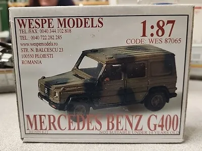 1:87 MERCEDES BENZ G400 Wespe Models- Resin Kit #87065 • $27