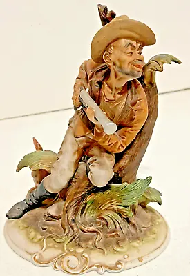 Vintage Lefton Cowboy/Rabbit Hunter Statue/Figurine - #5974 • $19.99